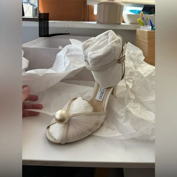 Jimmy Choo Sacaria 85 High Block Heel - Picture 4 of 16